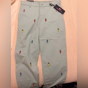 Boy’s Light Blue Pants with Colorful Surfboard Pattern